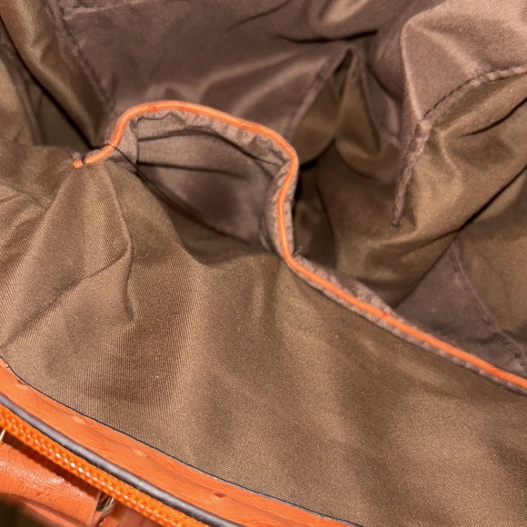 Faux Ostrich leather bag ; really is gorges made in China - Picture 15 of 17